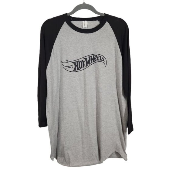 Tultex Hotwheels Logo Raglan‎ Baseball Tee - Size XL - Picture 1 of 5